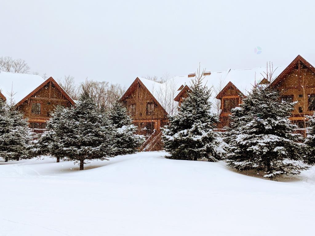 1500, Chemin du Versant-Soleil · 12 · Condo buildings in winter